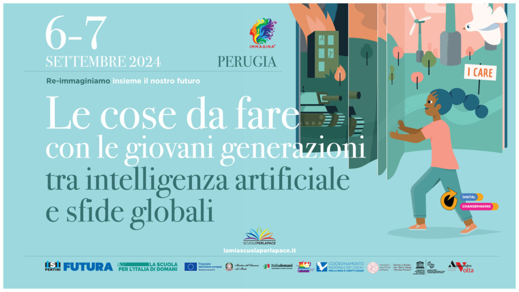 Perugia, 6-7 settembre: “Le cose da fare con le giovani generazioni tra intelligenza artificiale e sfide globali”