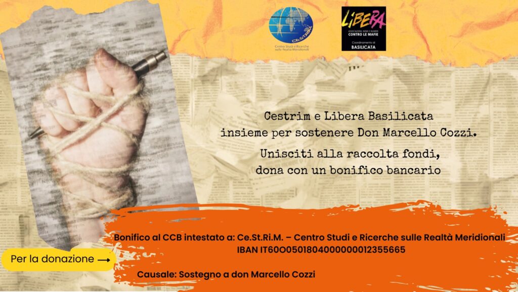 Campagna di raccolta fondi in sostegno di don Marcello Cozzi