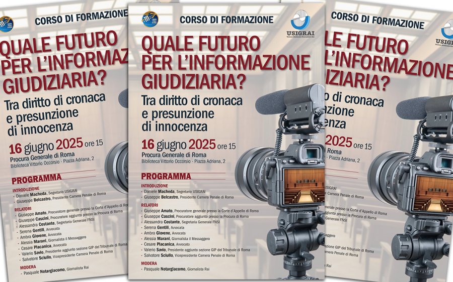 ‘Quale futuro per l’informazione giudiziaria?’: il 16 giugno corso di formazione a Roma