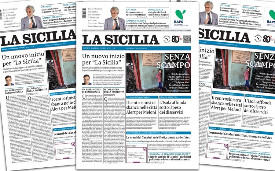 Vendita de “La Sicilia”: “Fatto epocale, sia opportunità per l’informazione dell’Isola”