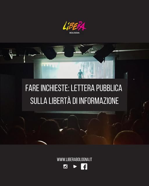 Fare inchieste: lettera pubblica sulla libertà d’informazione