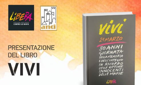 Roma 11 giugno in Anci la presentazione del libro “Vivi” di Libera