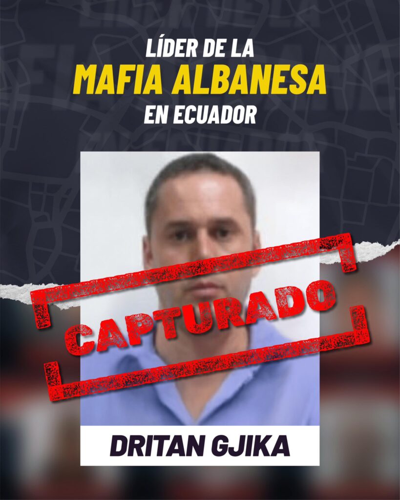 L’arresto del boss Dritan Gjika nel quadro del narcotraffico mondiale