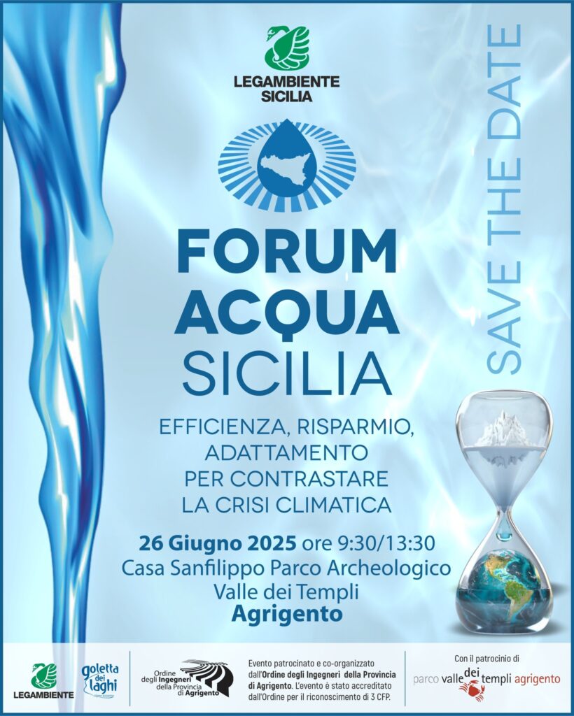 Forum Acqua Sicilia, Agrigento 26 giugno 2025