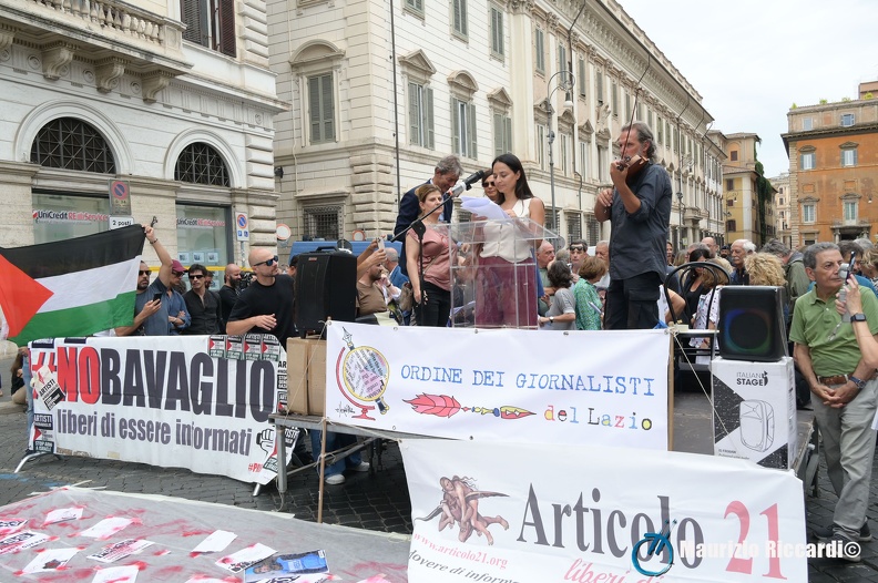 I giornalisti uccisi a Gaza sono nomi, sono storie. E li abbiamo letti in piazza oggi a Roma