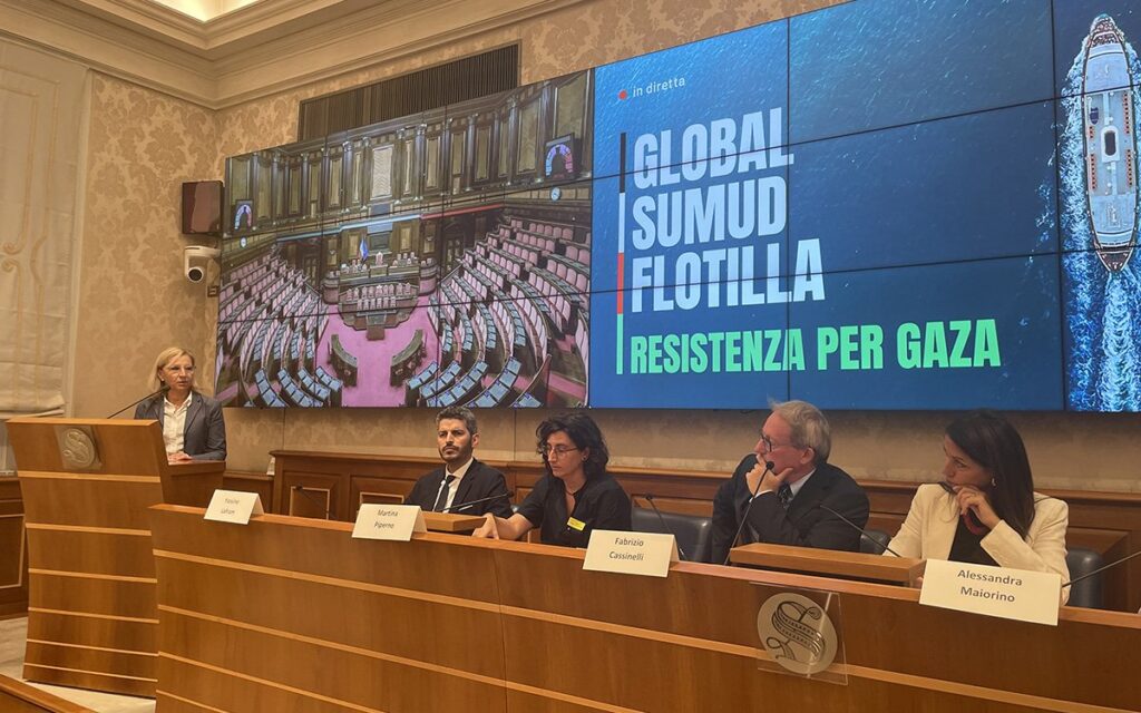 Global Sumud Flotilla, appello al governo: «Lo Stato tuteli i cittadini italiani a bordo»