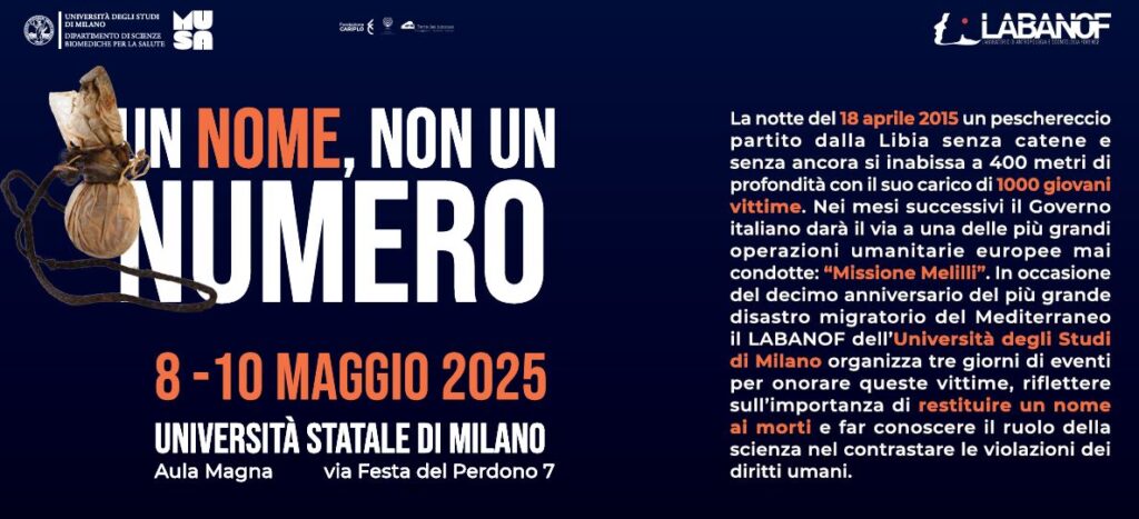 Un nome non un numero: l’Università Statale di Milano ricorda la strage dei migranti
