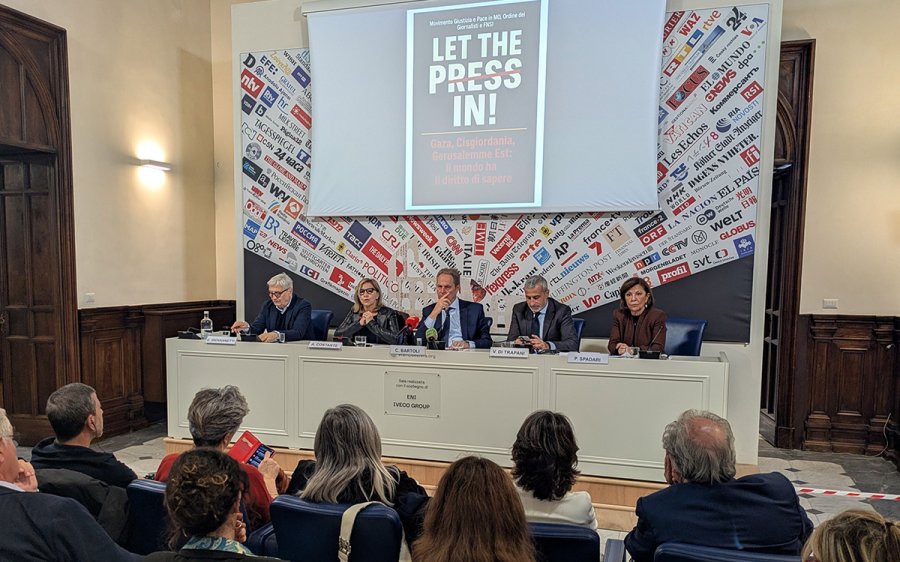 Appello dei giornalisti italiani: «La stampa internazionale entri a Gaza!»