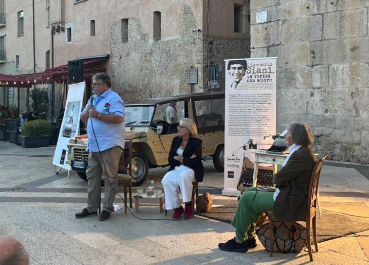 La macchina da scrivere di Giancarlo Siani a Fondi