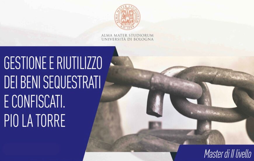Beni confiscati. Anche Avviso Pubblico in cattedra al Master “Pio La Torre” dell’Università di Bologna