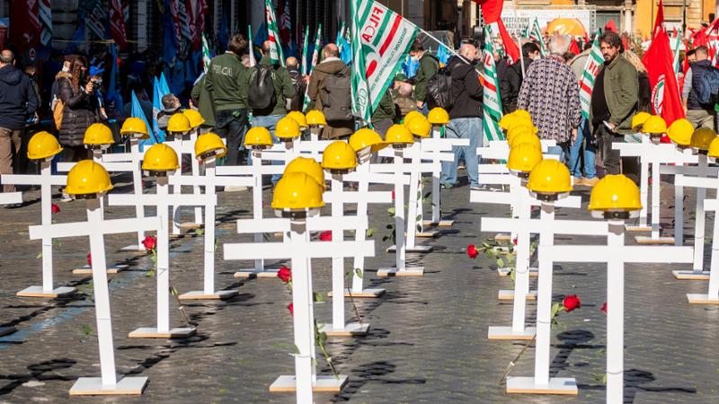 “Nel 2025 in Italia un morto sul lavoro ogni sei ore”