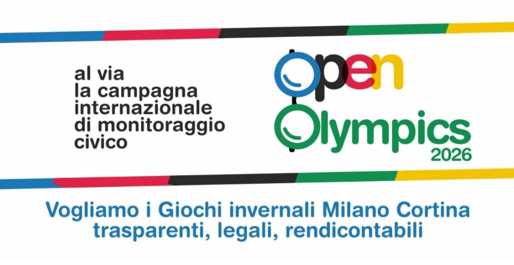 Open Olympics 2026, al via anche a Milano la campagna di monitoraggio civico