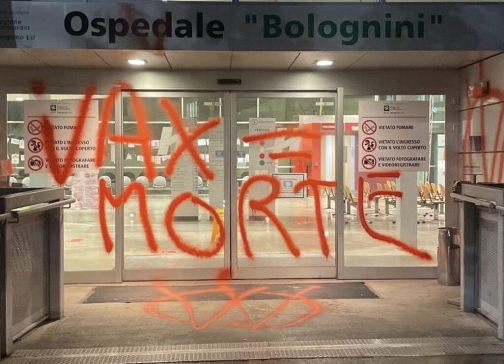 Libera Bergamo, solidarietà all’Ospedale di Seriate e alla Cgil, vittime di atti vandalici
