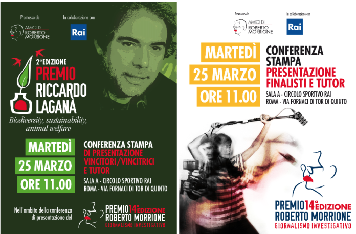 Roma 25 marzo, conferenza stampa di presentazione dei finalisti della 14a edizione del Premio Roberto Morrione