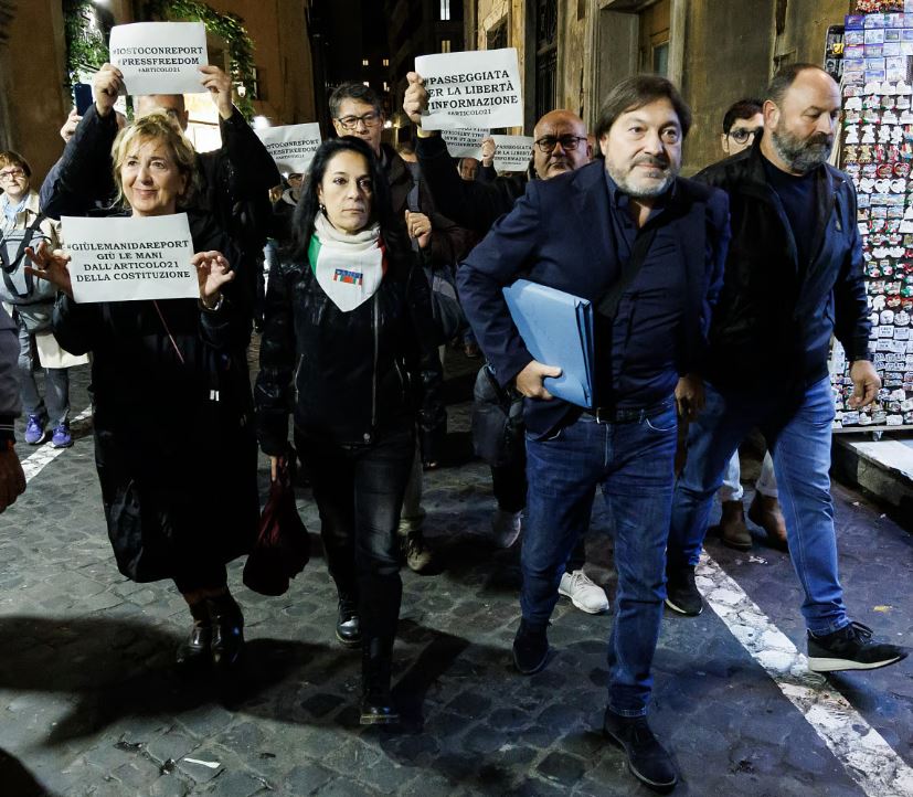 Subito in piazza per Sigfrido Ranucci e per difendere l’articolo 21 della Costituzione