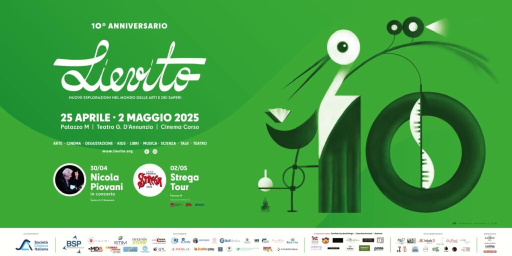 Lievito 2025: 10 anni di cultura a Latina!