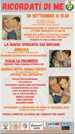 Peschiera Borromeo (MI) 28 settembre, in ricordo di Giuseppe Tallarita