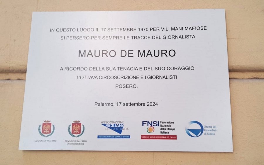 “Mauro De Mauro, dopo 55 anni serve la verità al Paese e alla sua famiglia”