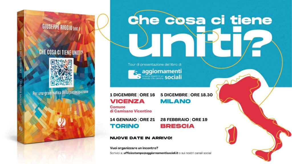 Al via il tour di Aggiornamenti Sociali per la presentazione del libro “Che cosa ci tiene uniti?”