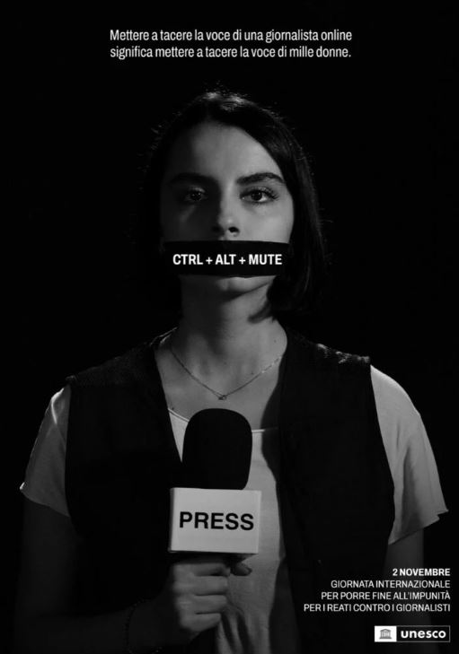 La campagna UNESCO nella giornata contro l’impunità dei crimini contro i giornalisti