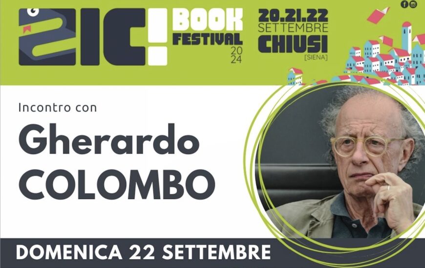 Il 22 settembre Avviso Pubblico allo ZIC! Book Festival a Chiusi insieme a Gherardo Colombo